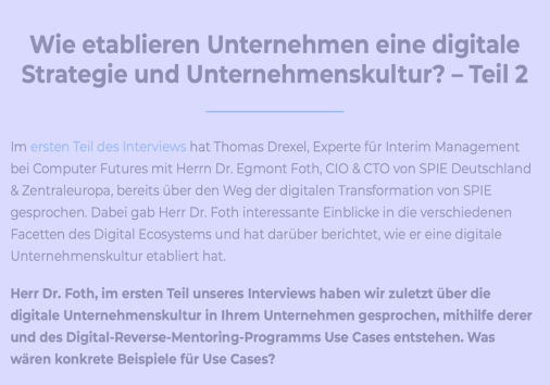 Digitale Unternehmen - Teil 2
