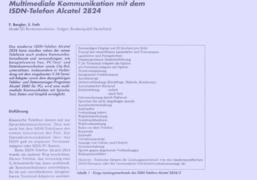 ISDN-Telefon Alcatel 2824