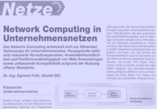 Network Computing in Unternehmensnetzen